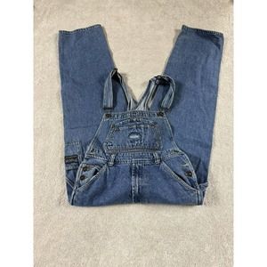 Vintage Y2K 90s Paco Jeans Bib Overalls Blue Denim Baggy Carpenter Men’s Size 36